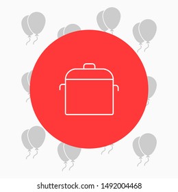 Vector icon pan 10 EPS . Lorem Ipsum Illustration design