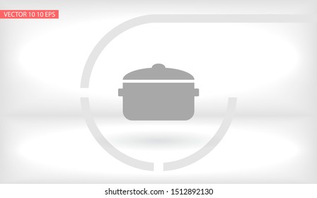 Vector icon pan 10 EPS . Lorem Ipsum Illustration design