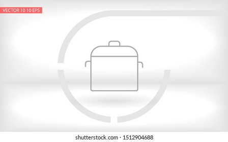 Vector icon pan 10 EPS . Lorem Ipsum Illustration design