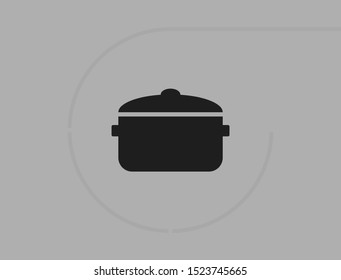 Vector icon pan 10 EPS . Lorem Ipsum Illustration design
