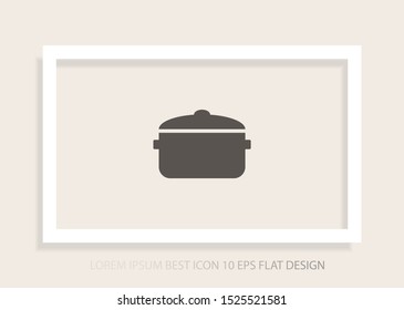 Vector icon pan 10 EPS . Lorem Ipsum Illustration design