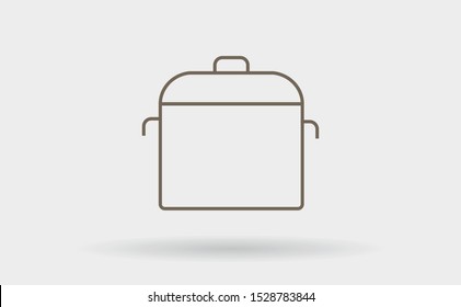 Vector icon pan 10 EPS . Lorem Ipsum Illustration design