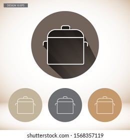 Vector icon pan 10 EPS . Lorem Ipsum Illustration design