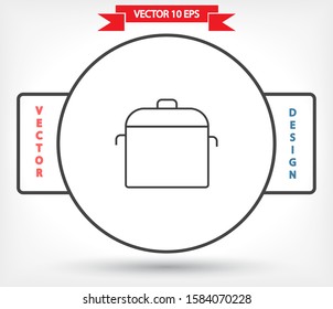 Vector icon pan 10 EPS . Lorem Ipsum Illustration design