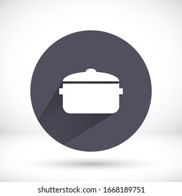 Vector icon pan 10 EPS . Lorem Ipsum Illustration design