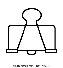 vector icon of paper clip