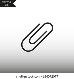 Vector icon paper clip