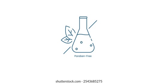 Vector Icon of Paraben-Free Fragrance for Safe Beauty Products