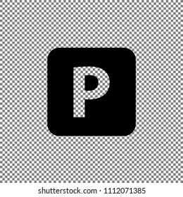 Vector icon parking