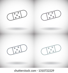 Vector icon patch 10 EPS