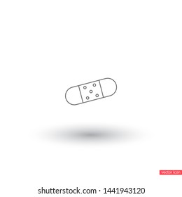 Vector icon patch 10 EPS . Lorem Ipsum Illustration design