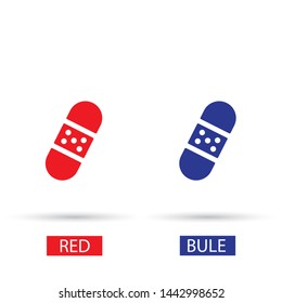 Vector icon patch 10 EPS . Lorem Ipsum Illustration design