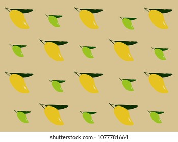 vector icon pattern mango background.