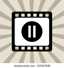 Vector icon Pause button  icon