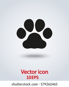 vector icon paw