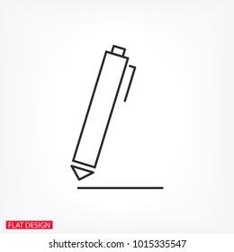 Vector icon a pen 10 EPS