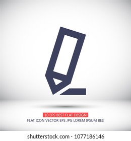 Vector icon a pen 10 EPS