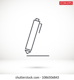 Vector icon a pen 10 EPS