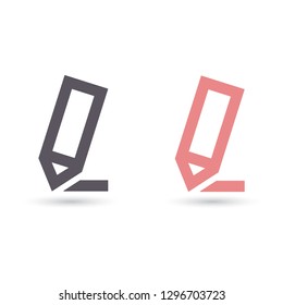 Vector icon a pen 10 EPS