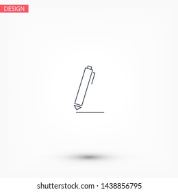 Vector icon a pen 10 EPS . Lorem Ipsum Illustration design