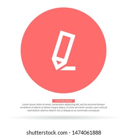 Vector icon a pen 10 EPS . Lorem Ipsum Illustration design