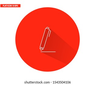 Vector icon a pen 10 EPS . Lorem Ipsum Illustration design