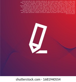 Vector icon a pen 10 EPS . Lorem Ipsum Illustration design