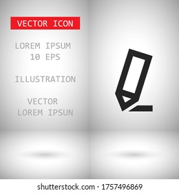 Icono del vector a pluma 10 EPS. Lorem Ipsum Diseño de ilustración