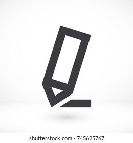 Vector icon a pen 10 EPS