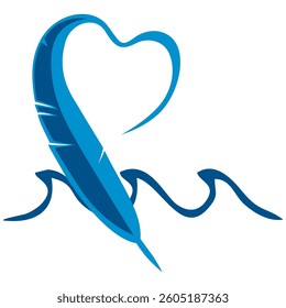 vector icon of pen depicting knowledge