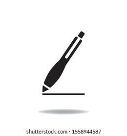 Vector icon pen or pensil, web design element