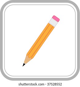vector icon of pencil