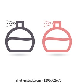 Vector icon perfume 10 EPS