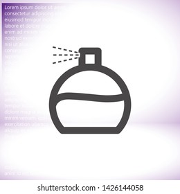 Vector icon perfume 10 EPS . Lorem Ipsum Illustration design