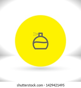Vector icon perfume 10 EPS . Lorem Ipsum Illustration design