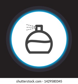Vector icon perfume 10 EPS . Lorem Ipsum Illustration design