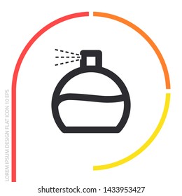 Vector icon perfume 10 EPS . Lorem Ipsum Illustration design