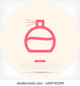 Vector icon perfume 10 EPS . Lorem Ipsum Illustration design