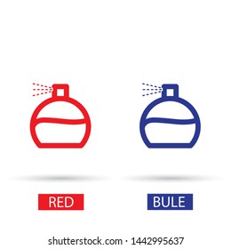 Vector icon perfume 10 EPS . Lorem Ipsum Illustration design