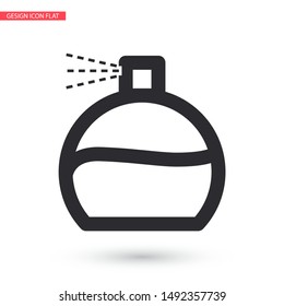 Vector icon perfume 10 EPS . Lorem Ipsum Illustration design