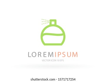 Vector icon perfume 10 EPS . Lorem Ipsum Illustration design