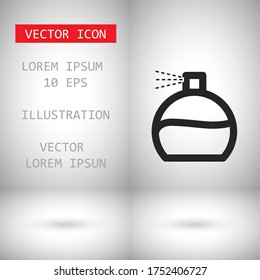 Perfume del icono del vector 10 EPS . Lorem Ipsum Diseño de ilustración