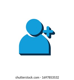 persona de icono vector 
isométrico. Signo 3d aislado en fondo blanco.