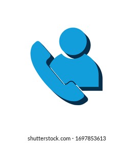 vector icon person 
isometric. 3d  sign isolated on white background.