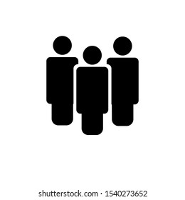Vector icon of person. People icon on eps 10
