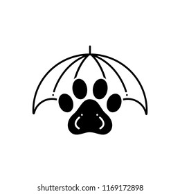 Vector icon for pet insurance