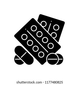 Vector icon for pharmaceutical drugs
