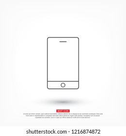 Vector icon phone