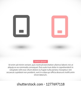 Vector icon phone