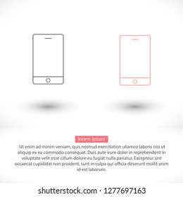 Vector icon phone
